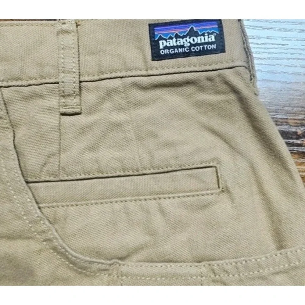 Patagonia Stand Up Organic Cotton Casual Chino Beige Shorts Men's 32x7
